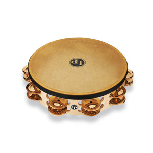 Pandereta de doble hilera de 10" LP Latin Percussion LP384-BZ Pro - Bronce